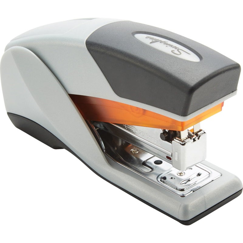 ACCO Brands Swingline Stapler  Desktop Stapler  Compact Size  25 Sheet Capacity  Optima 25 Reduced Effort  Orange/Gray (66412) - Image 5